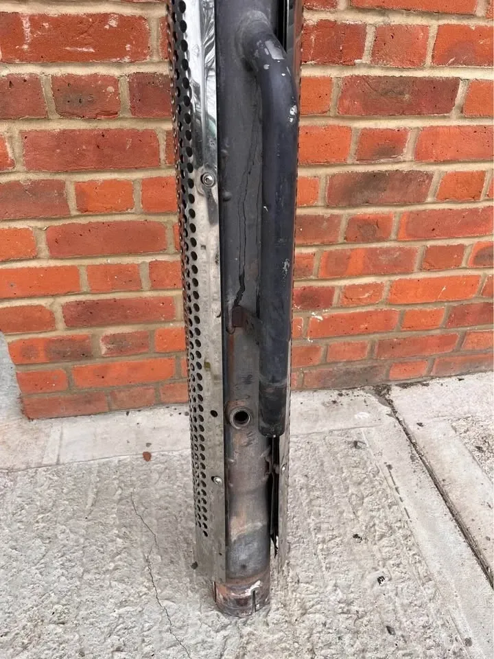 New Holland exhaust and chrome heat shield